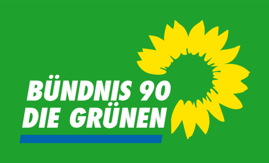 Logo Bündnis 90 / Die Grünen mit Sonnenblume